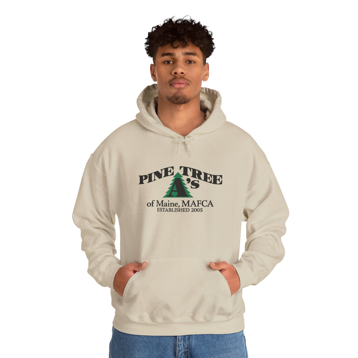 Pine Tree A's of Maine, MAFCA Hoodie – Unisex Heavy Blend™ Hooded Sweatshirt