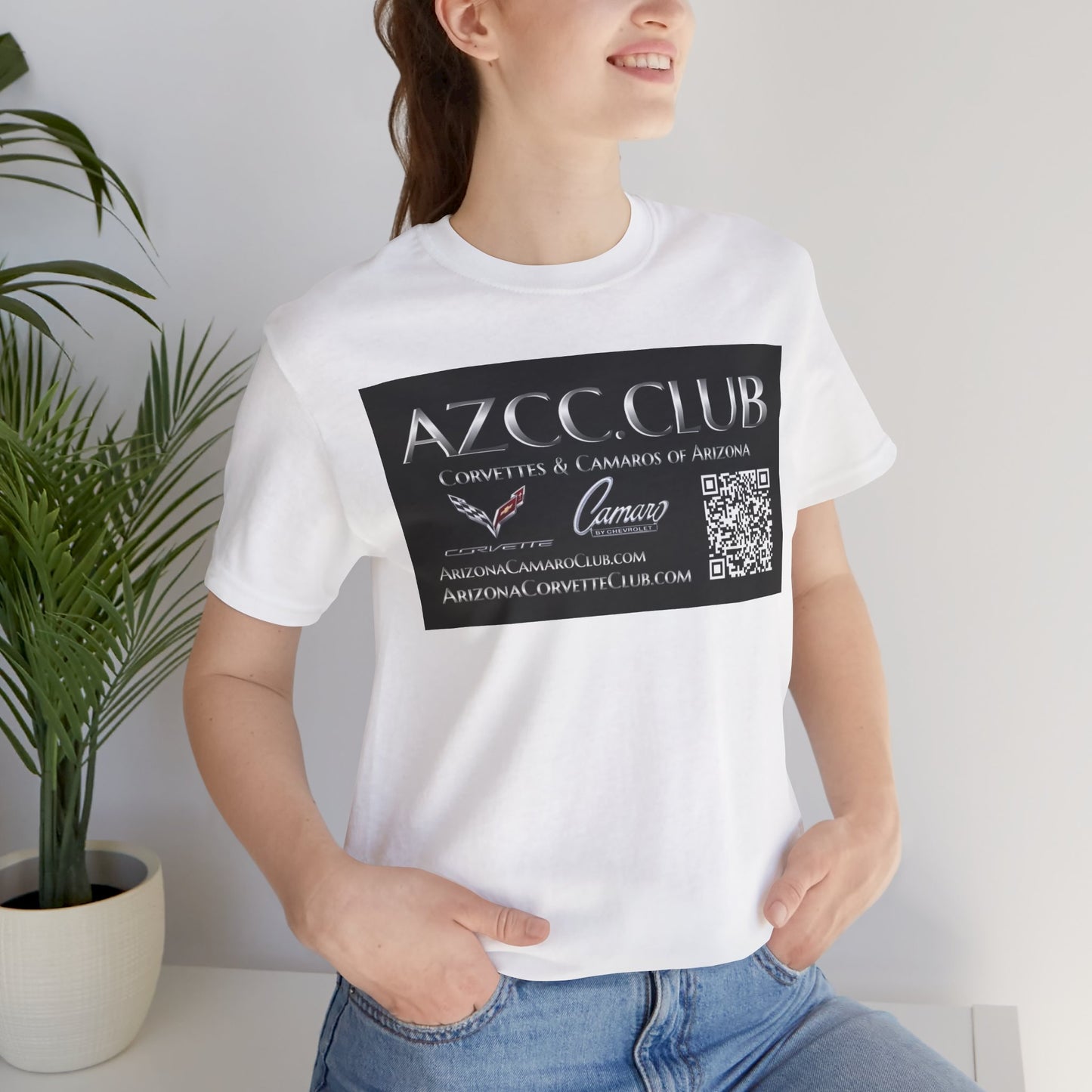 AZCC Club Logo T‑Shirt — Arizona Club Tee with QR Code