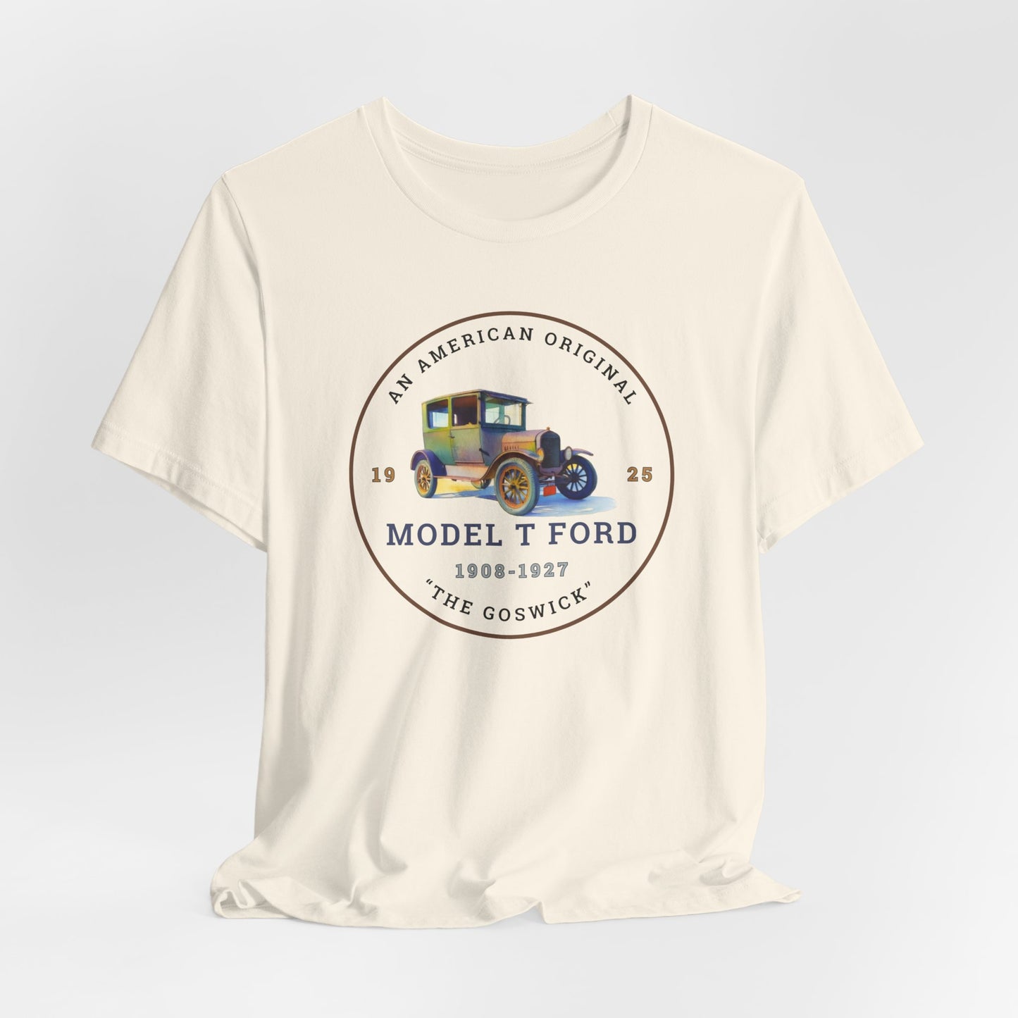 1925 Model T Ford Tudor Tee — Classic Antique Car Graphic Shirt