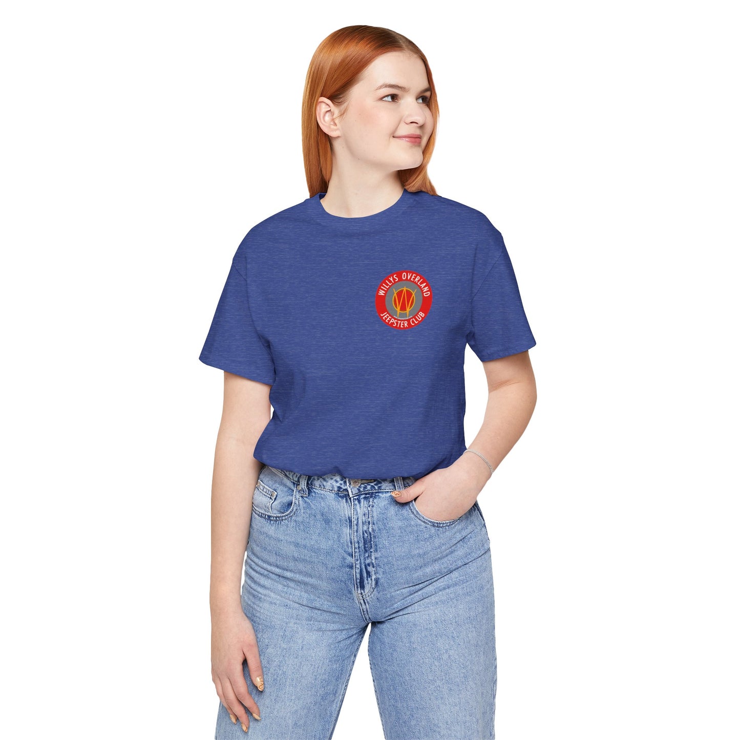 Willys Overland Jeepster Club T‑Shirt — Front and Back Logos