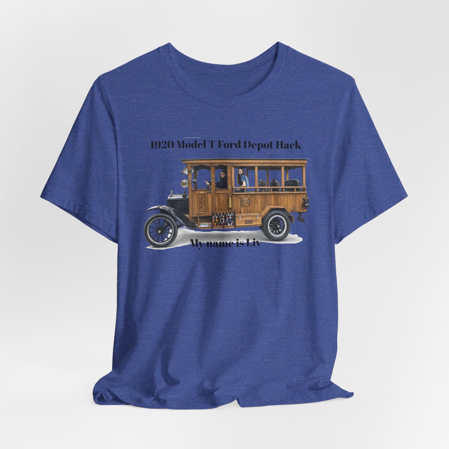 1920 Model T Ford Depot Hack T-Shirt — Unisex Jersey Short Sleeve Tee (DanS)