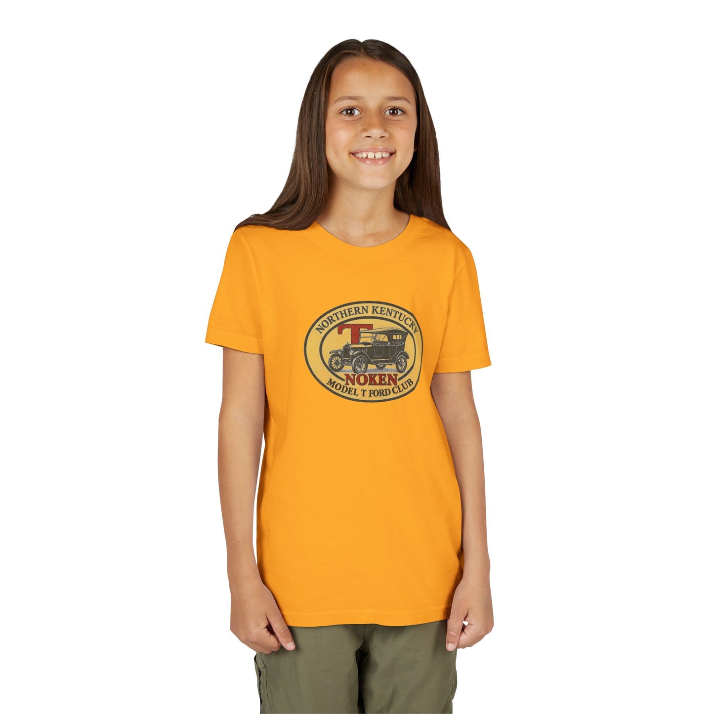 Northern Kentucky Model T Ford Club (NOKEN) Vintage Car Logo - Youth Tee