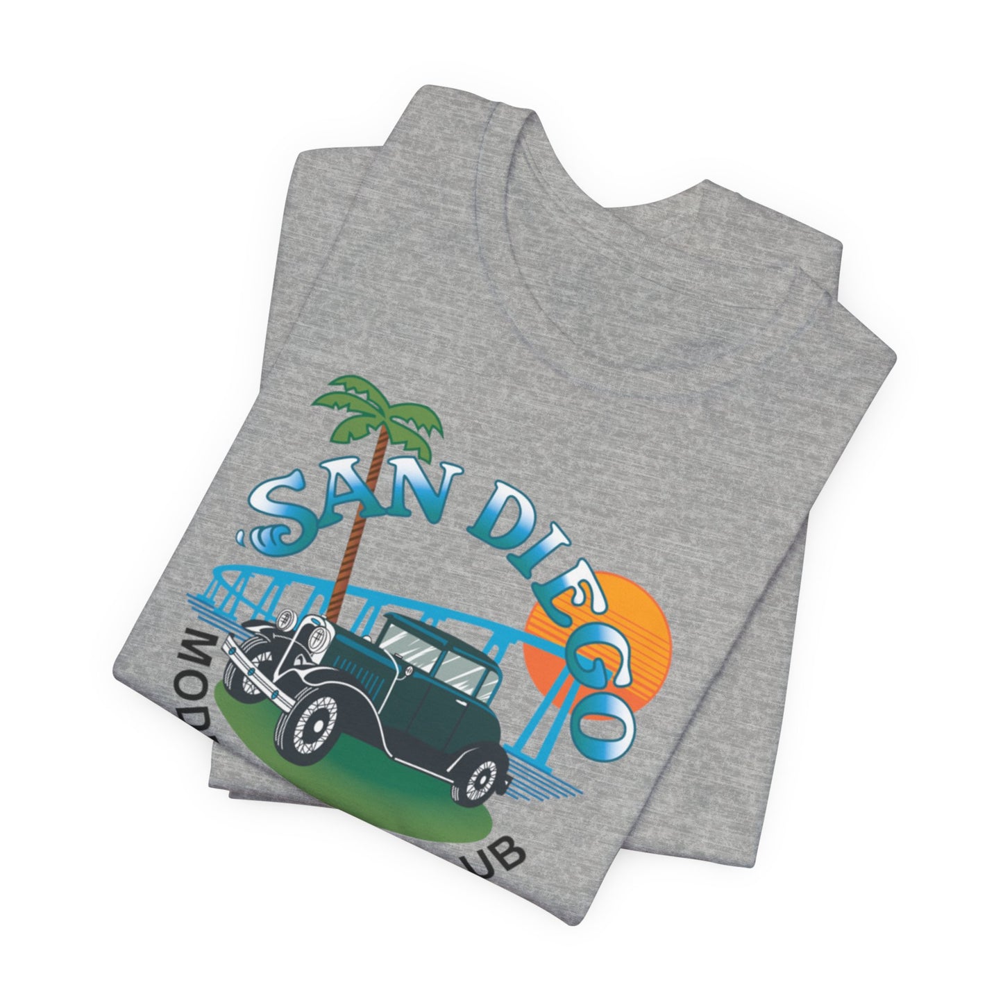 San Diego Model A Ford Club Tee — Large Front Logo