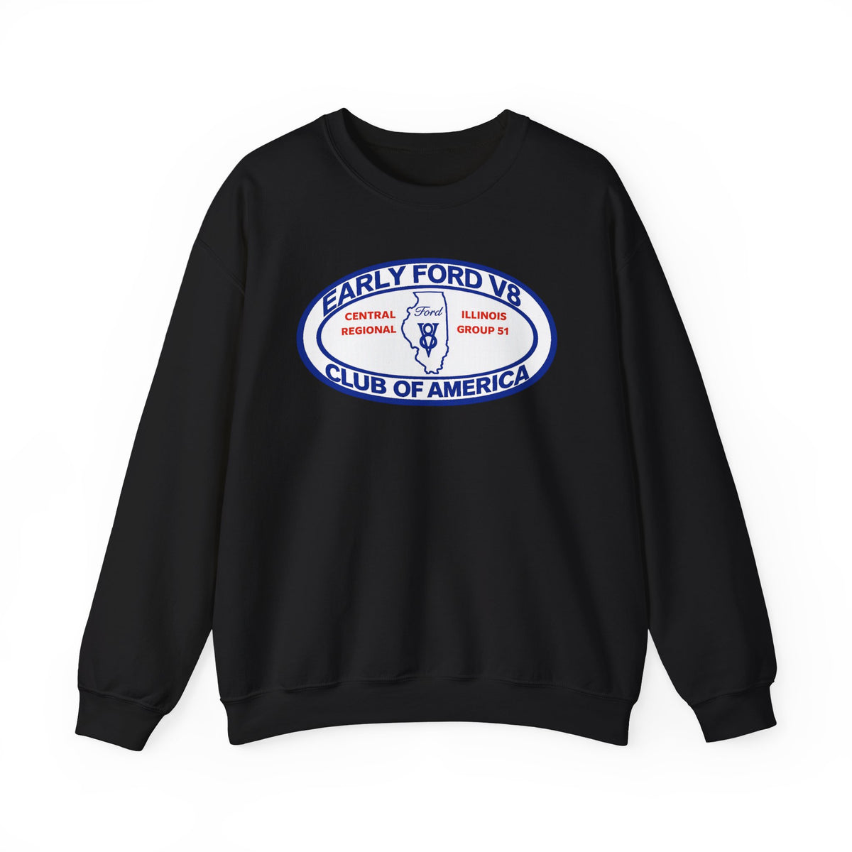 Central Illinois Early Ford V8 Unisex Heavy Blend™ Crewneck Sweatshirt