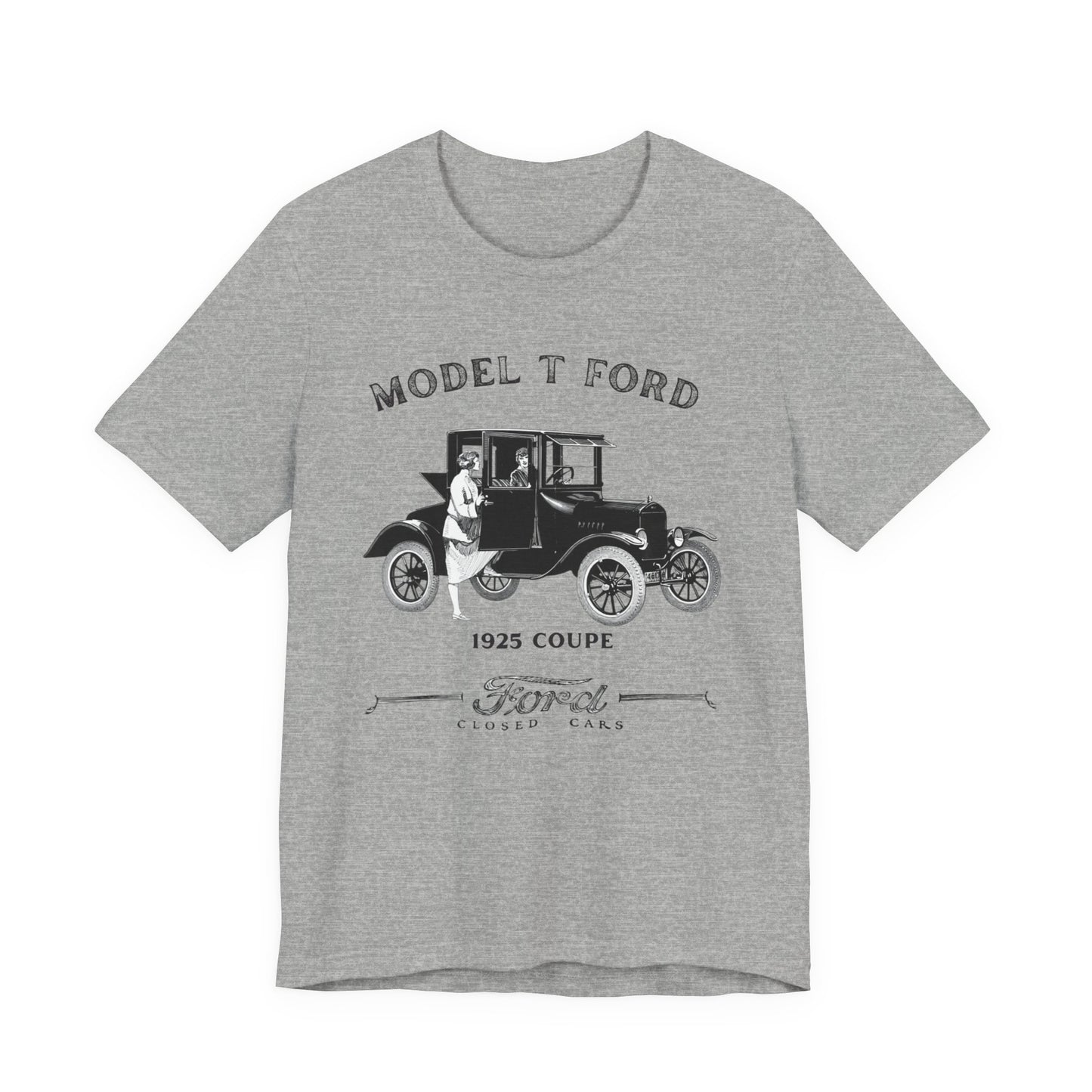 1925 Model T Ford Coupe - Classic Car Unisex Jersey Short Sleeve