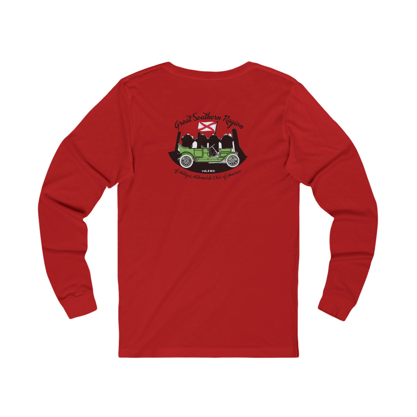 Great Southern Region AACA Long Sleeve Tee — Front and Back Logos