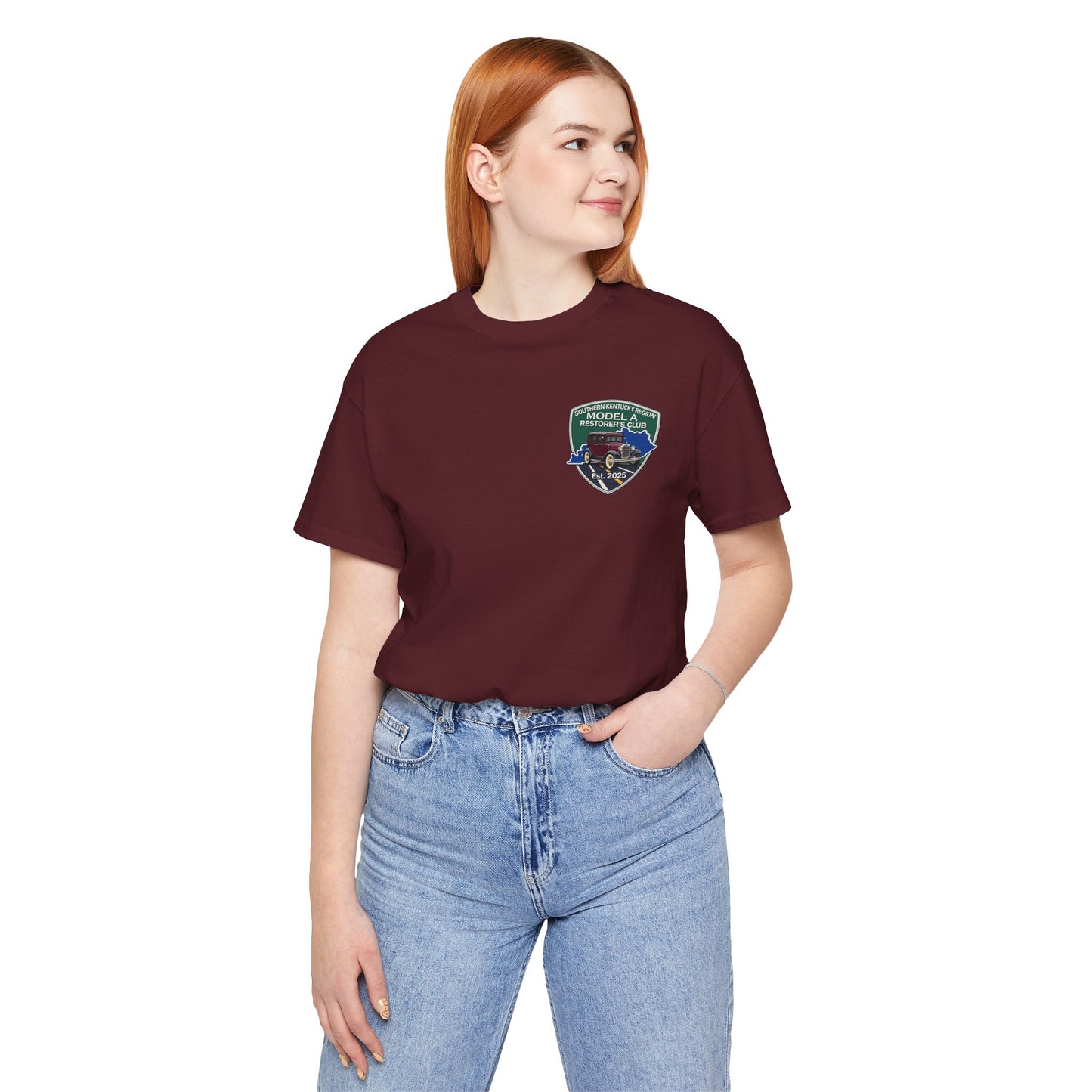 Southern Kentucky Region Model A Restorer's Club T‑Shirt — Front and Back Logos Unisex Jersey Short Sleeve Tee