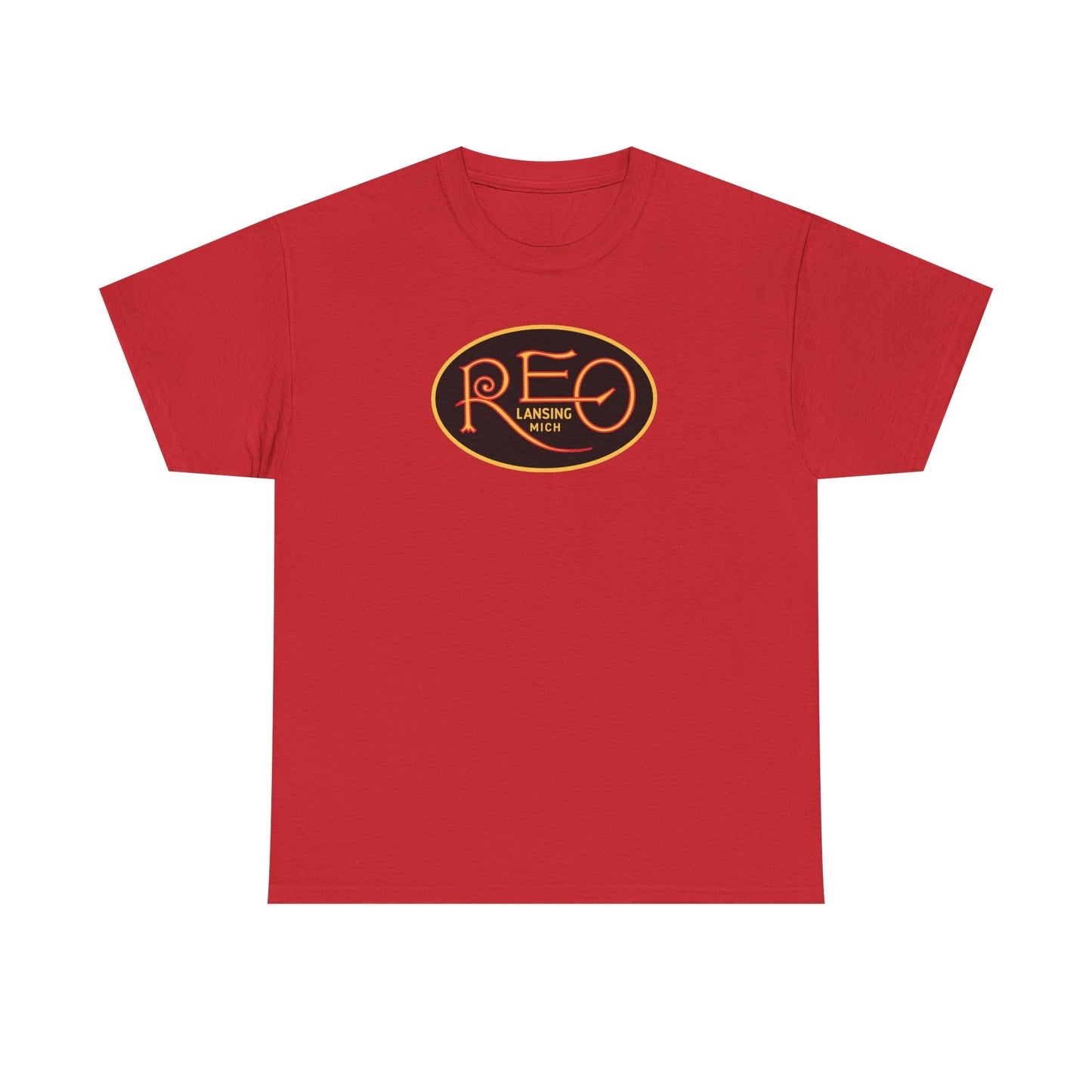 REO Logo T‑Shirt — Vintage Oval Graphic Tee