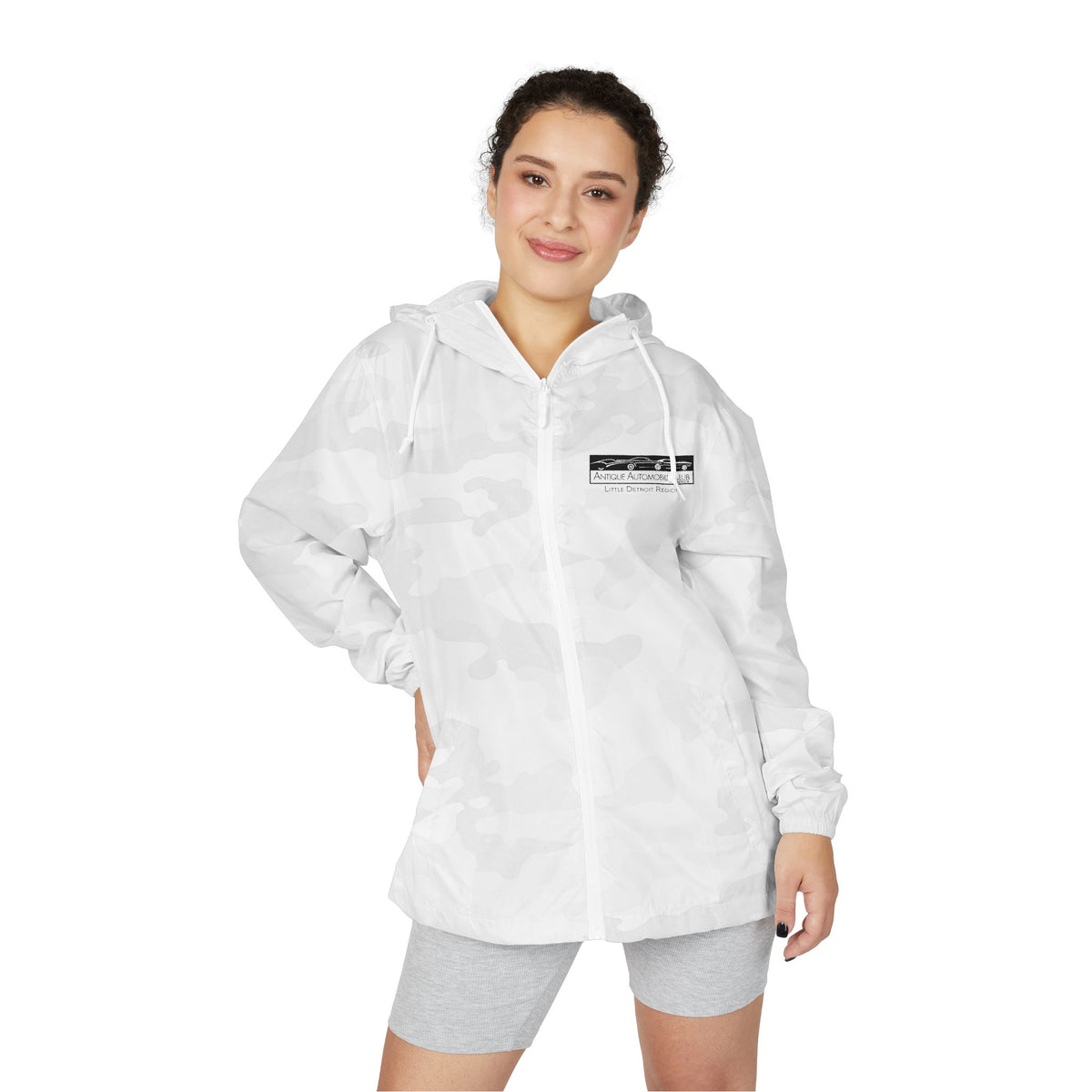 Little Detroit Region AACA Windbreaker Jacket — Front and Back Logos