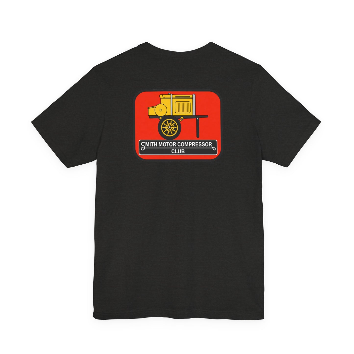 Smith Motor Compressor Club T‑Shirt — Logo on Front and Back