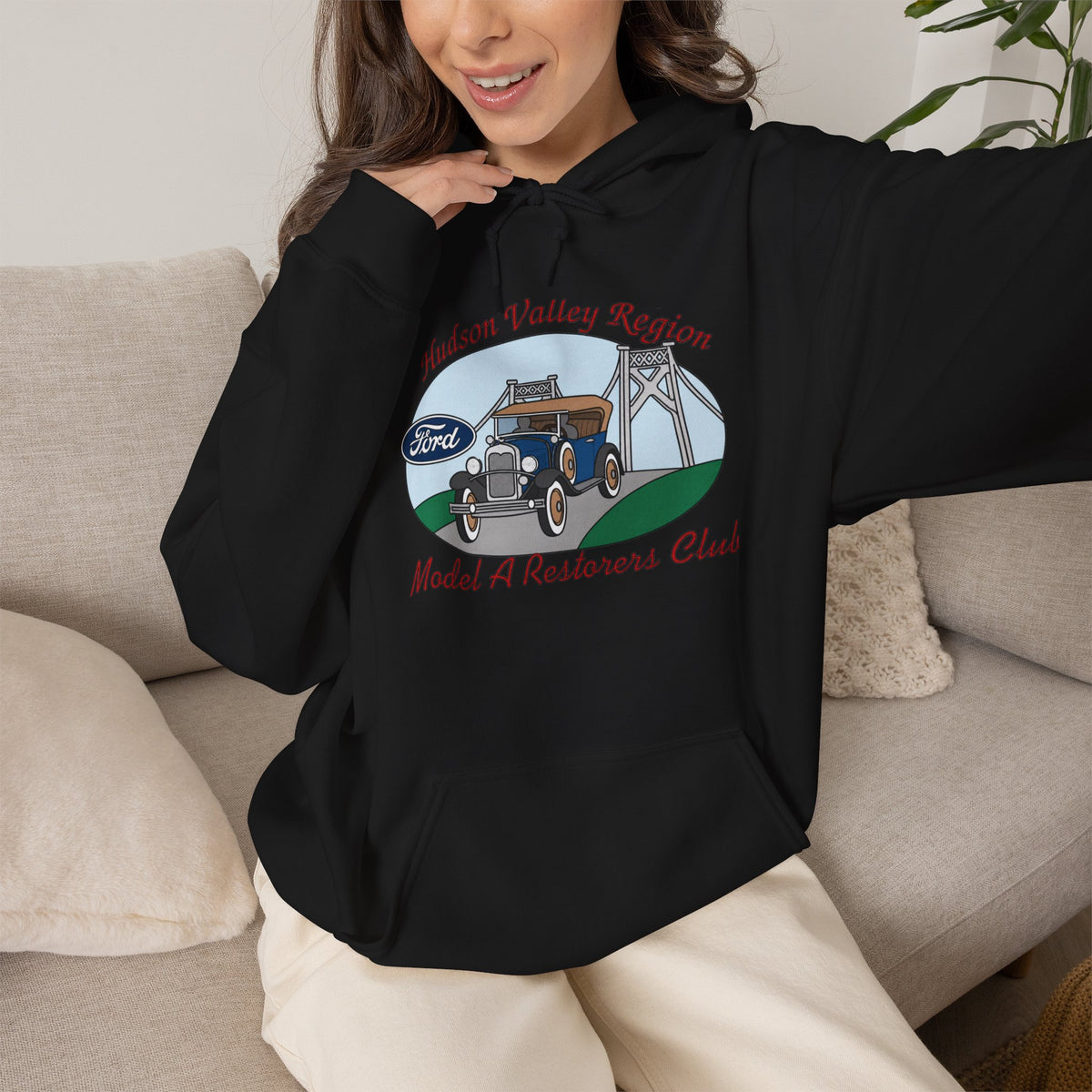 Hudson Valley Region Model A Restorers Club Unisex Heavy Blend™ Hooded Sweatshirt