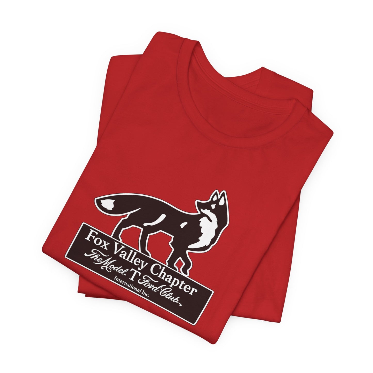 Fox Valley Chapter Model T Ford Club Tee — Vintage Fox Logo Short Sleeve T-Shirt