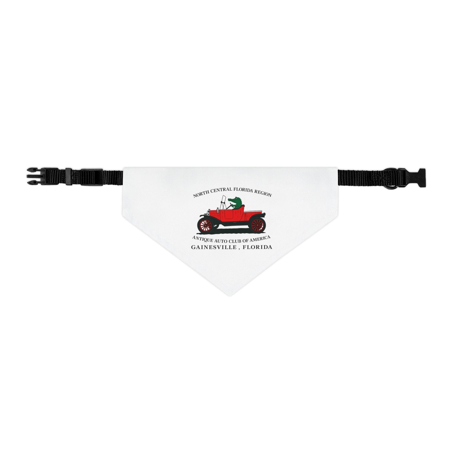 North Central Florida Region AACA Pet Bandana Collar — Gainesville Florida Antique Auto Club