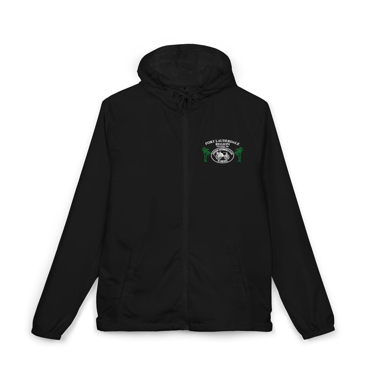 Fort Lauderdale Region AACA Windbreaker Jacket - Front and Back Logos