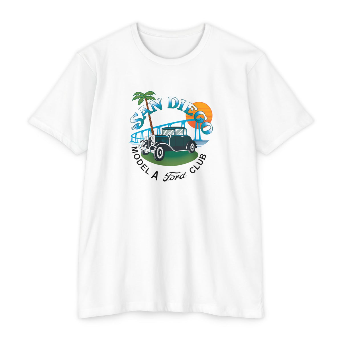 San Diego Model A Ford Club T-Shirt — XS to 5XL