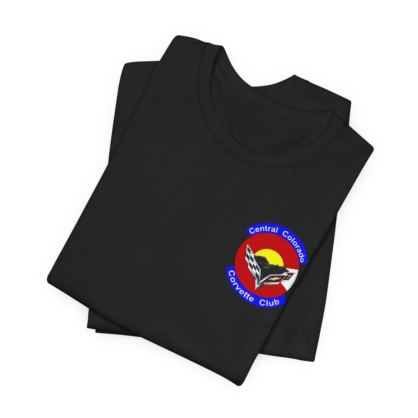 Central Colorado Corvette Club T‑Shirt — Front and Back Logos