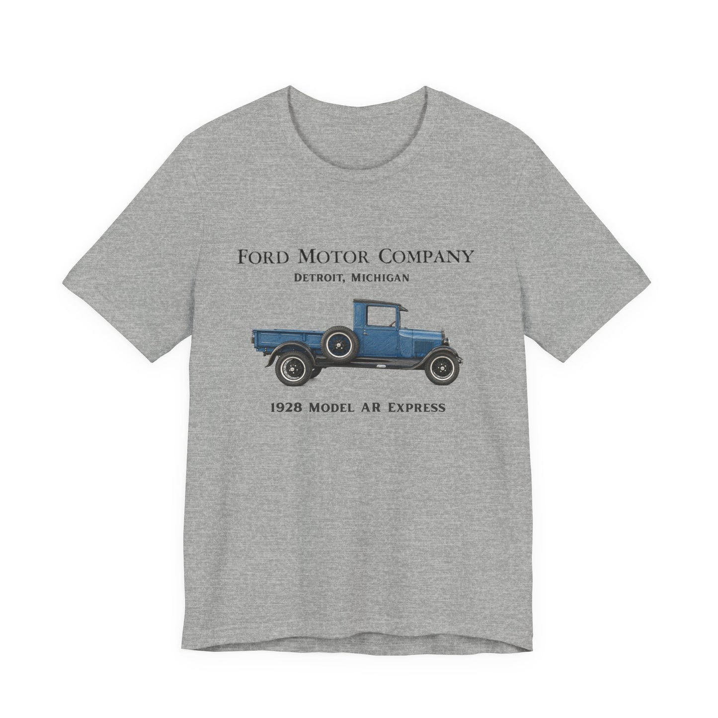 1928 Ford Model AR Express - Unisex Jersey Short Sleeve Tee (RBS)