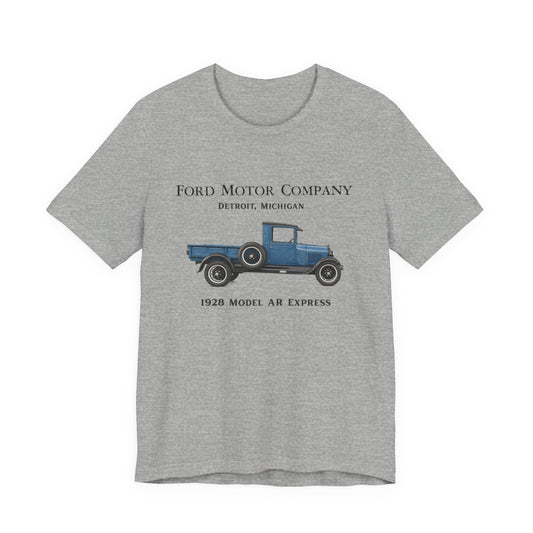 1928 Ford Model AR Express - Unisex Jersey Short Sleeve Tee (RBS)