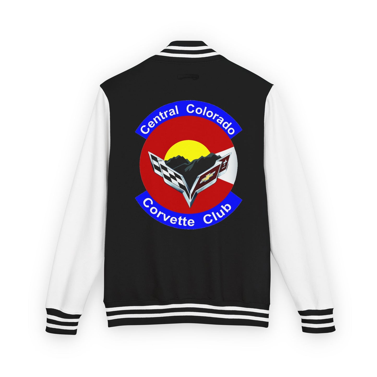 Central Colorado Corvette Club Varsity Letterman Jacket - Printed