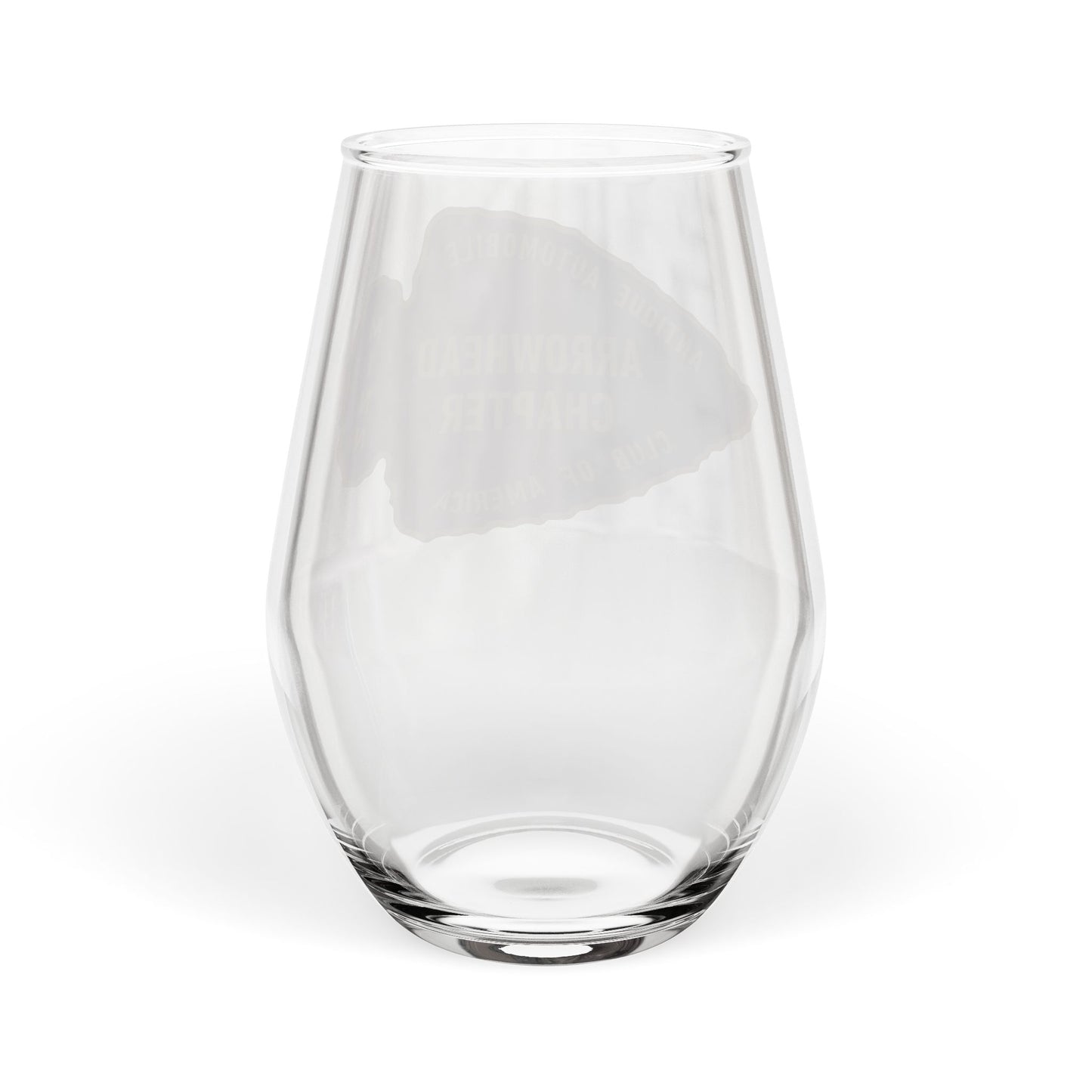 Arrowhead Chapter AACA Stemless Wine Glass — (11.75 oz)