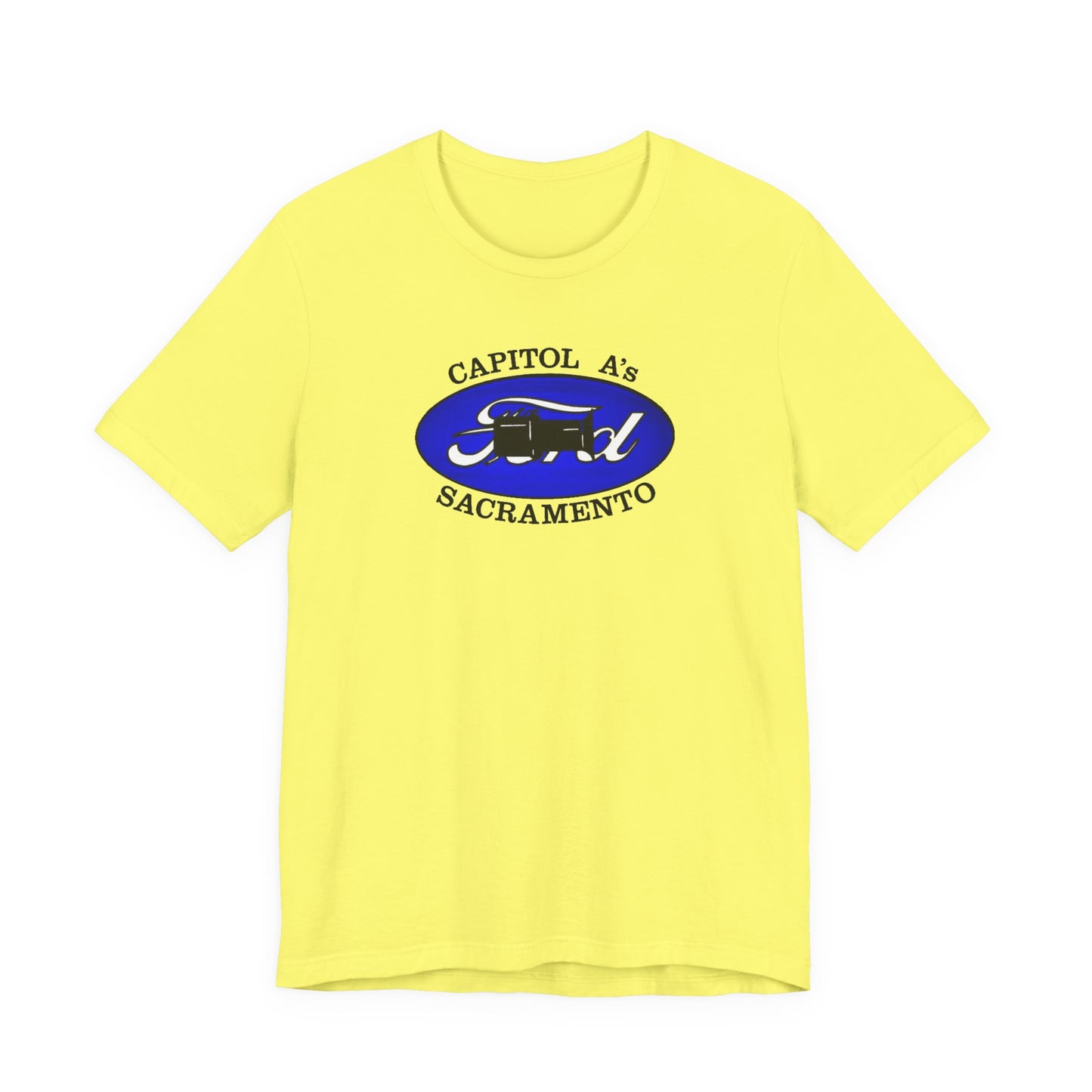 Capitol A's (large front only logo) Unisex Jersey Short Sleeve Tee