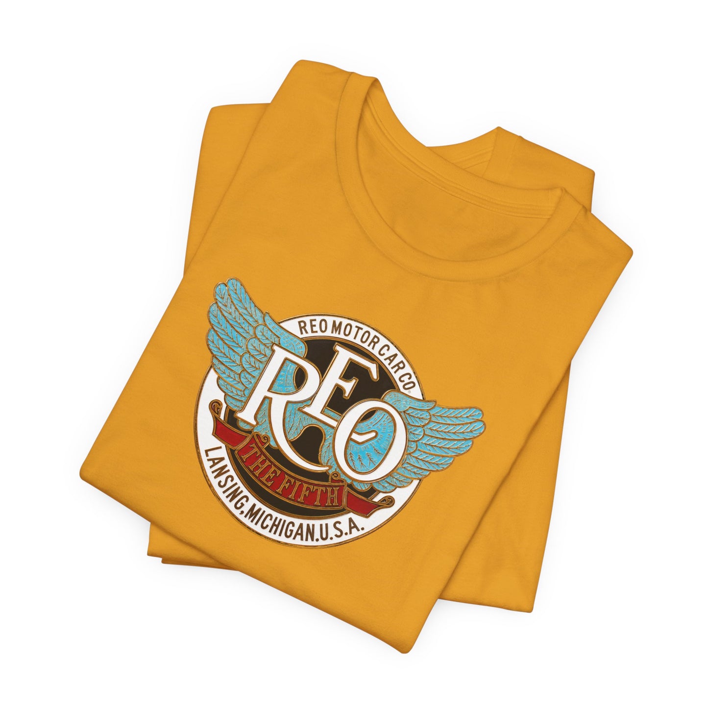 REO The Fifth 1912-1919 T‑Shirt — Retro Motor Club Graphic Tee