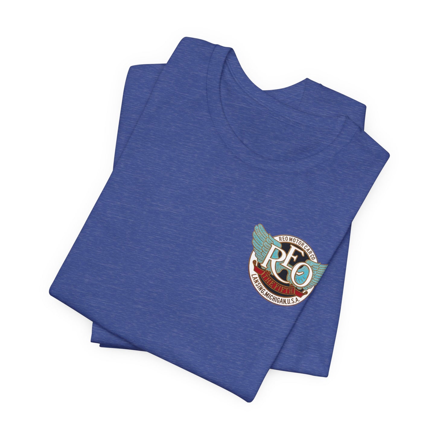 REO The Fifth 1912-1919 Logo T‑Shirt — Vintage REO Chest Emblem Tee