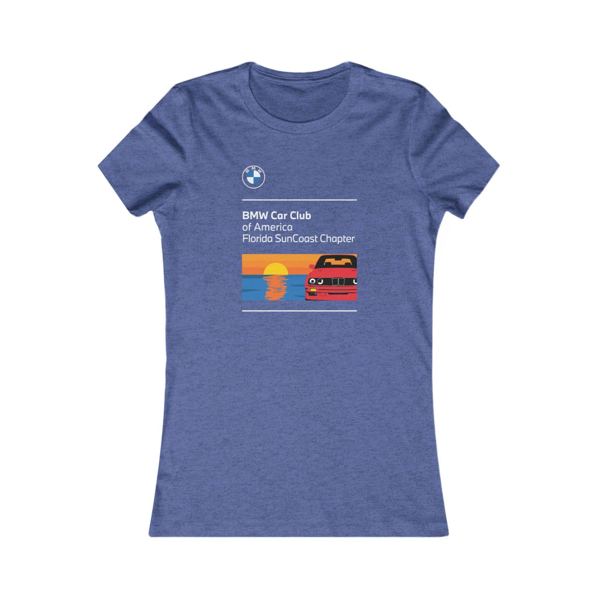 BMW Car Club of America Florida SunCoast Chapter Women's T-Shirt
