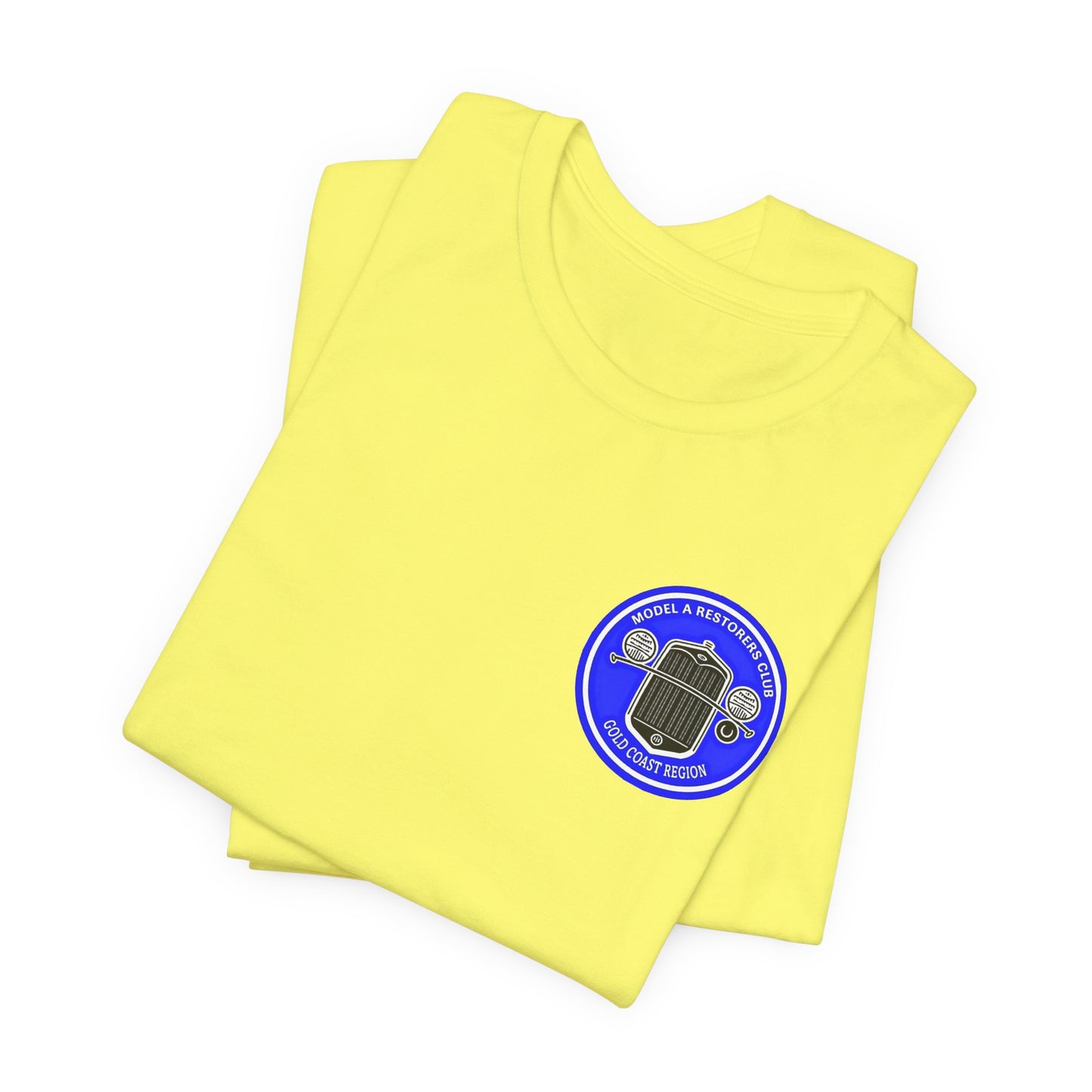 Gold Coast Region Model A Restorers Club T-Shirt (small logo)