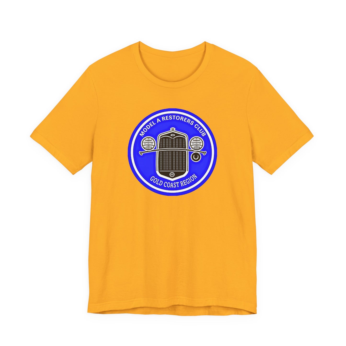 Model A Restorers Club Gold Coast Region T‑Shirt (large logo)