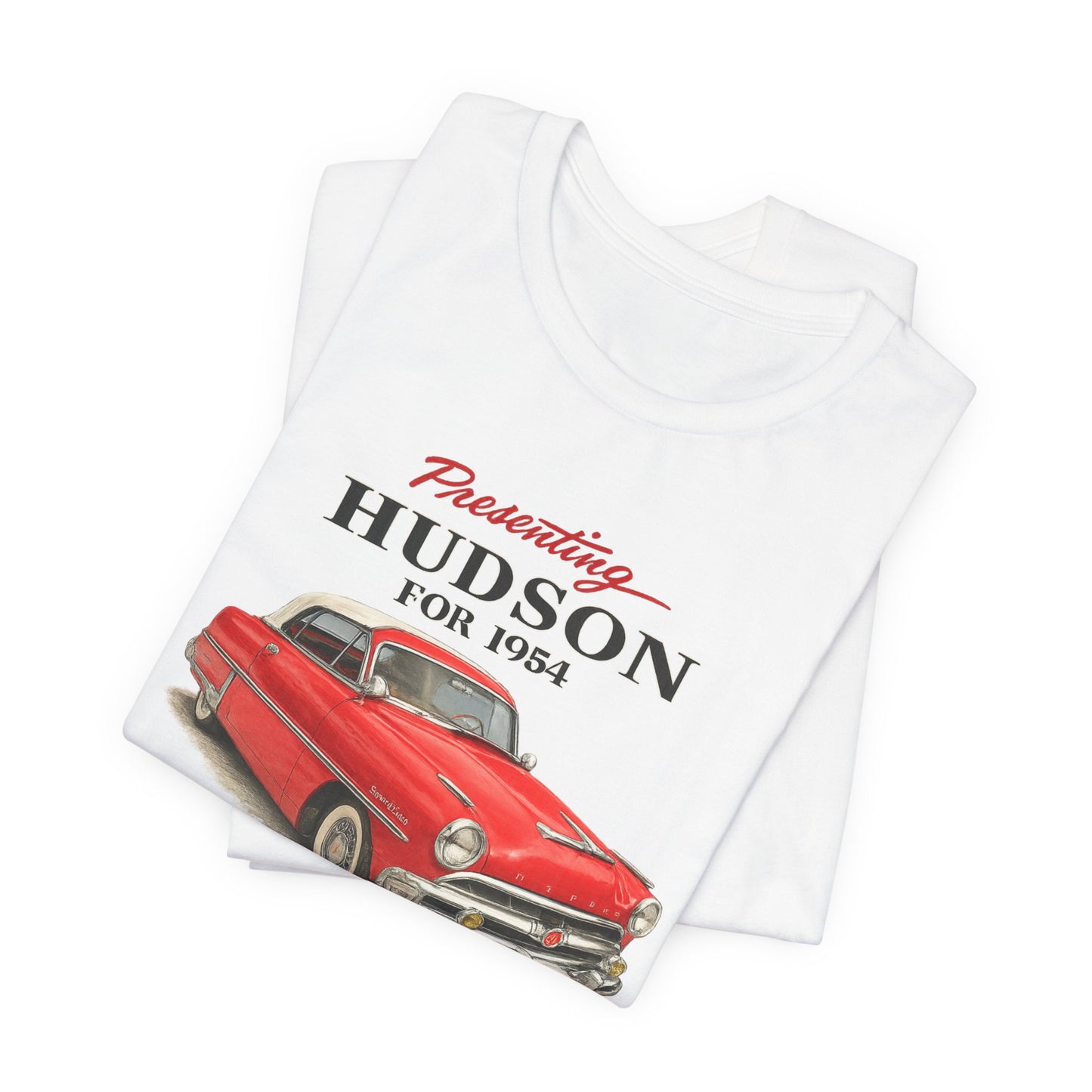 1954 Hudson Super Wasp Convertible Tee — Unisex Jersey Short Sleeve Tee (SFK)