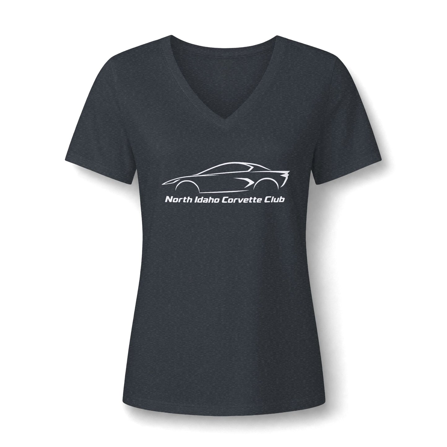 North Idaho Corvette Club Women's V-Neck Tee
