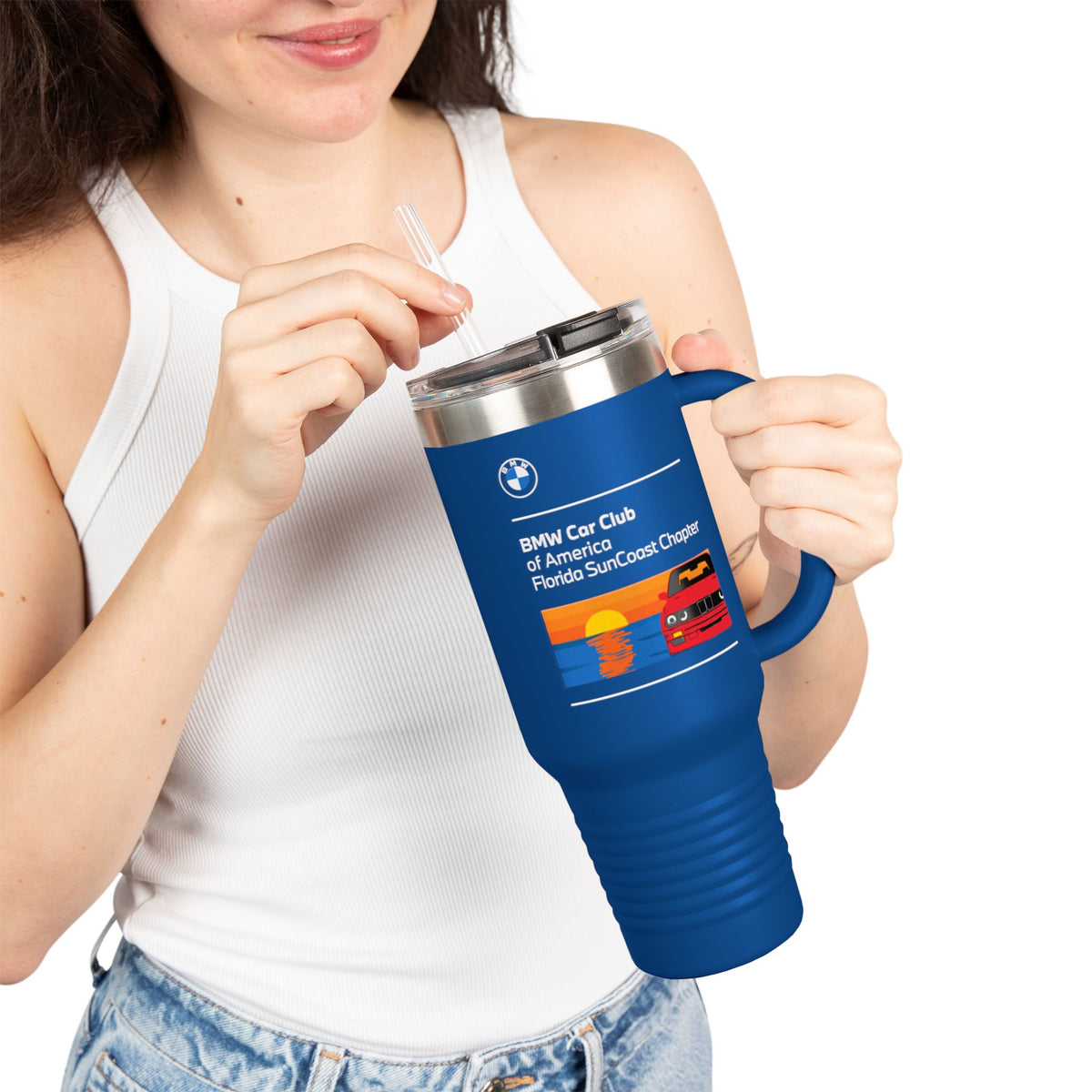 BMW Car Club of America Florida SunCoast Chapter 40 oz. Travel Mug