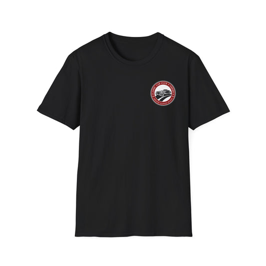 Classic Car Club of America Greater Illinois Region — Unisex Softstyle T-Shirt Front and Back Logos