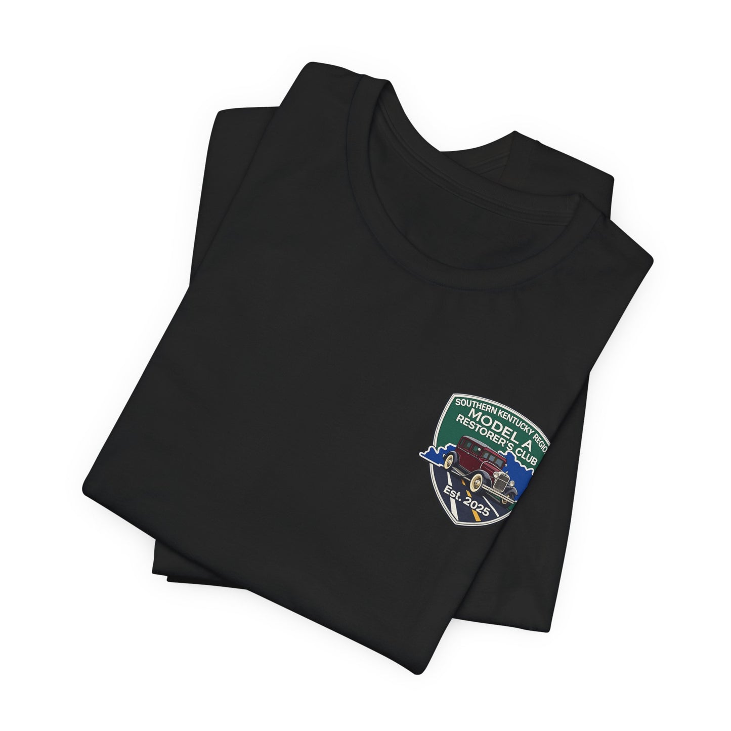Southern Kentucky Region Model A Restorer's Club T‑Shirt — Front and Back Logos Unisex Jersey Short Sleeve Tee