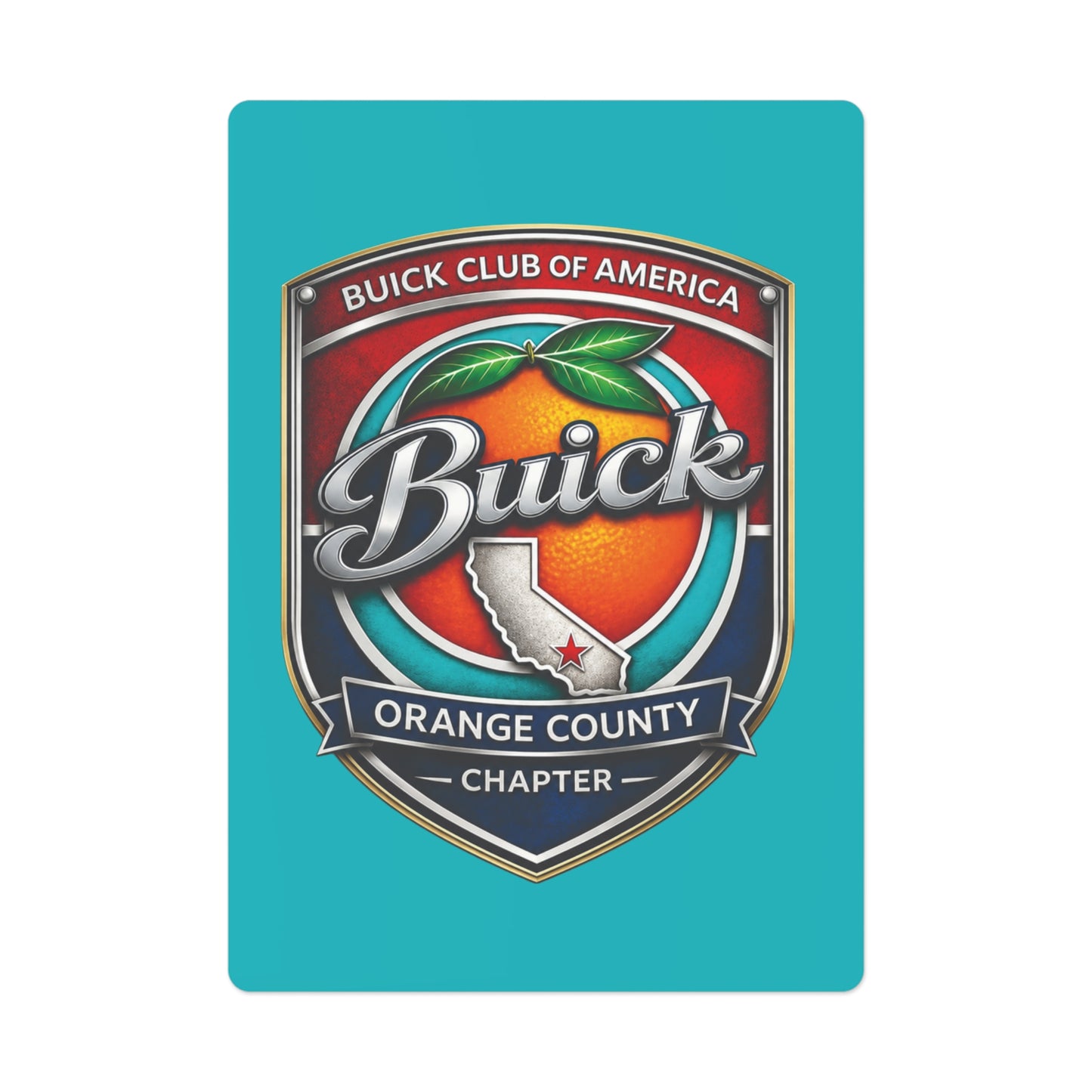 Buick Orange County Chapter Poker Cards