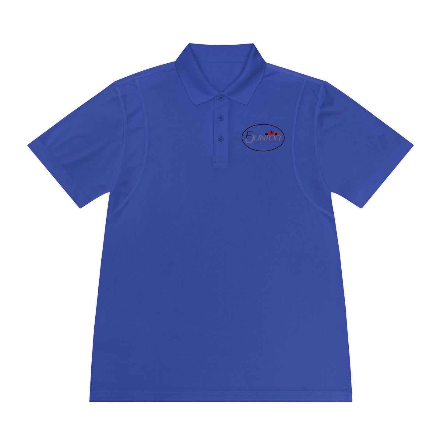 F Junior Historic N. America Men's Sport Polo Shirt — Printed Small Chest Logo Performance Polo