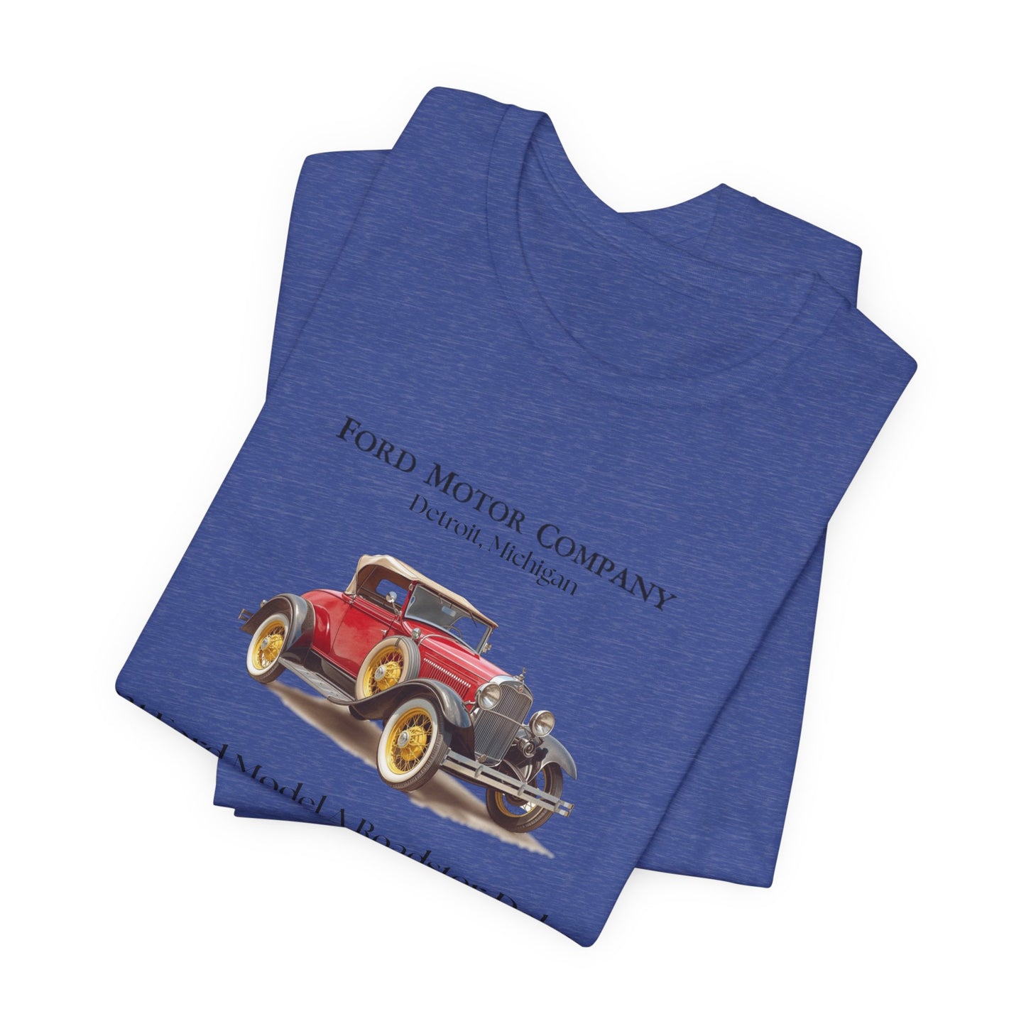 1931 Ford Model A Roadster Deluxe Tee – Classic Automotive Graphic Shirt
