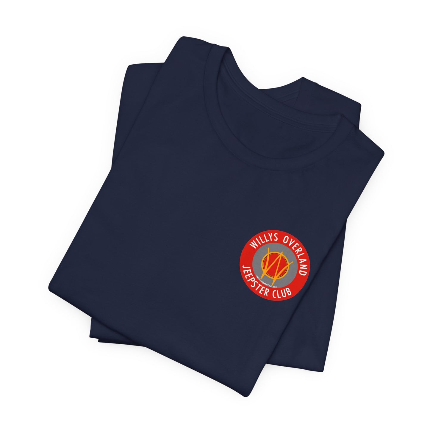 Willys Overland Jeepster Club T‑Shirt — Front and Back Logos