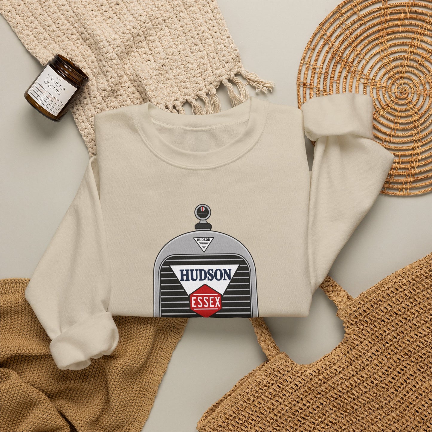 Hudson Essex Terraplane Club Classic Logo Sweatshirt - Unisex Heavy Blend™ Crewneck Sweatshirt