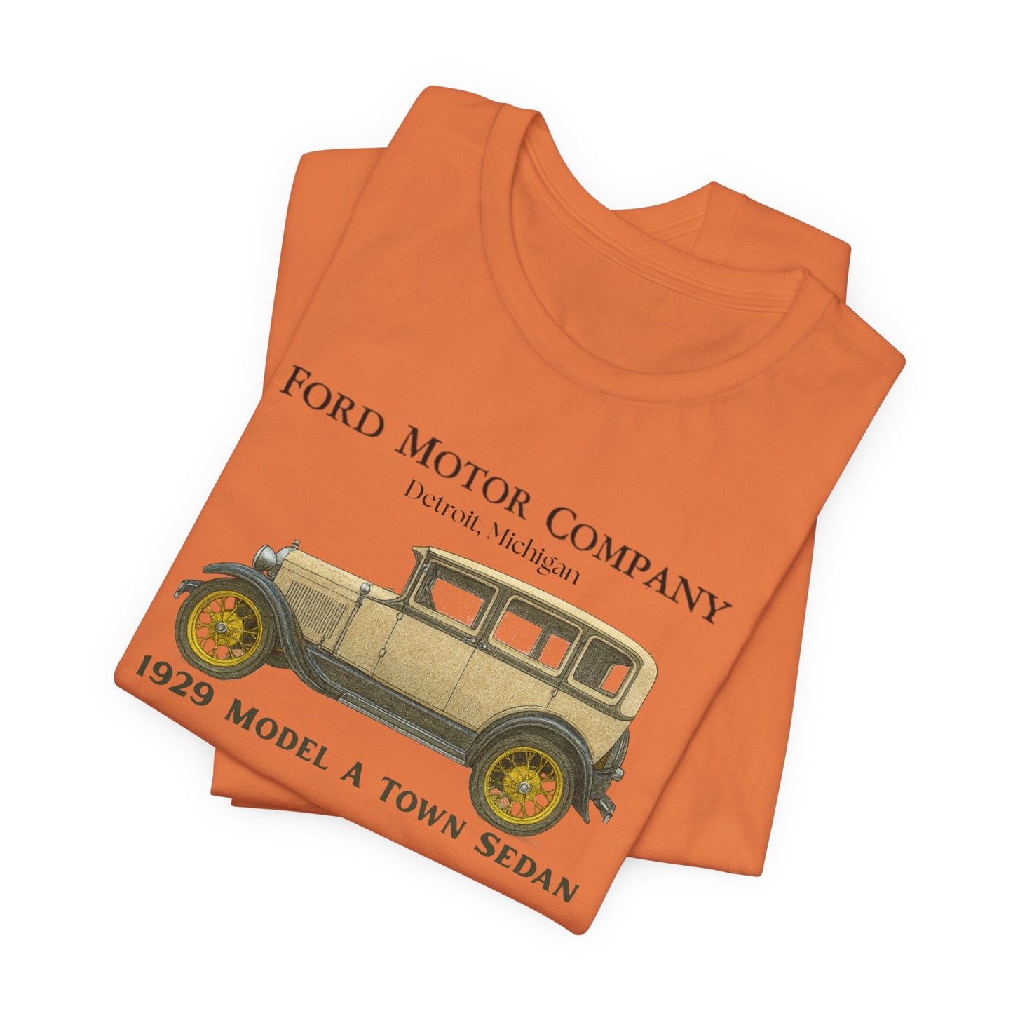 1929 Ford Model A Town Sedan T-Shirt – Classic Car Tee