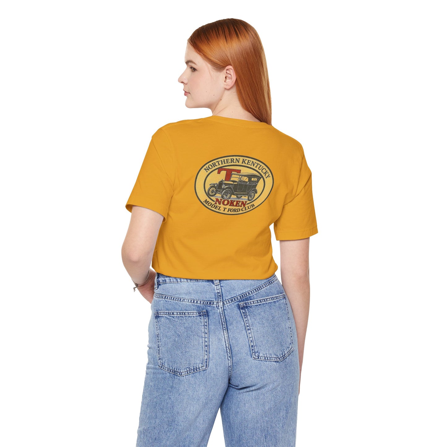 Northern Kentucky NOKEN Vintage Car T-Shirt — Front and Back Logos