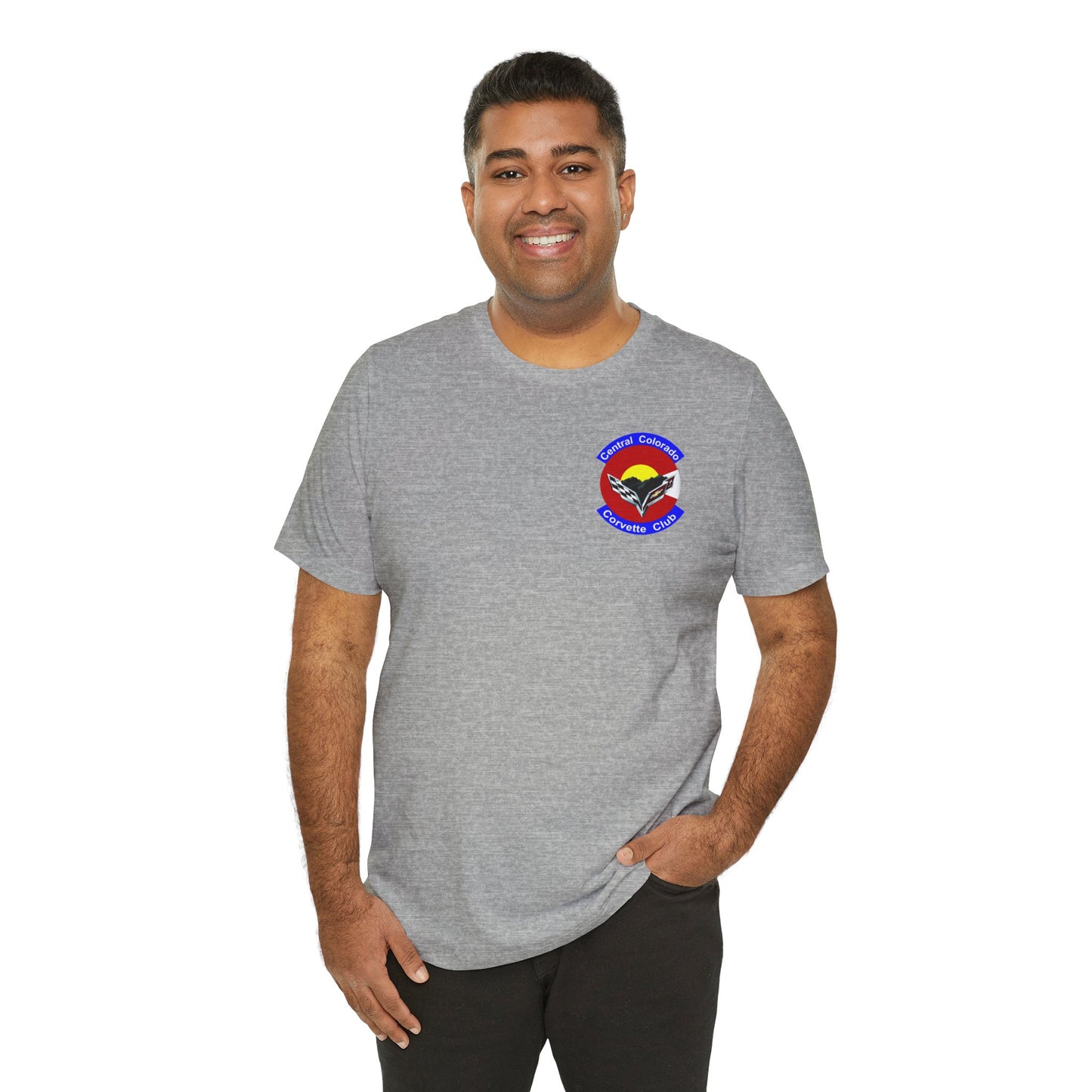 Central Colorado Corvette Club T‑Shirt — Front and Back Logos
