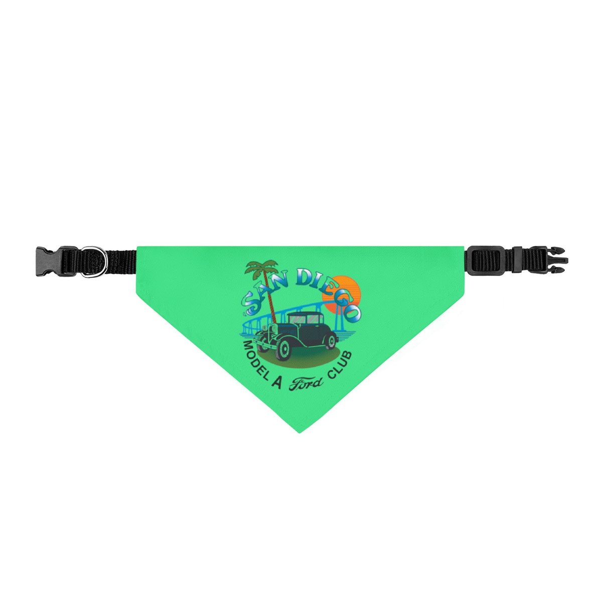 San Diego Model A Ford Club Clip-On Pet Bandana
