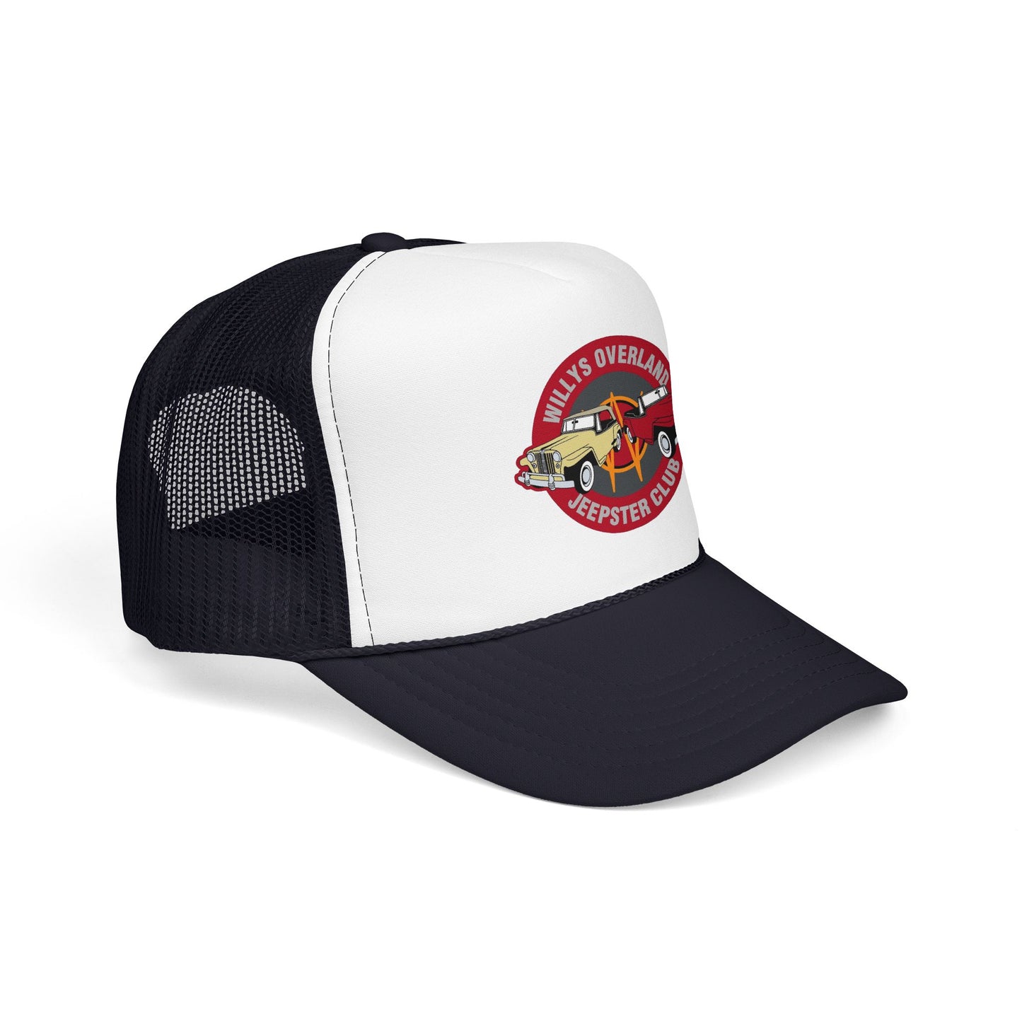 Willys Overland Jeepster Club Printed Trucker Hat