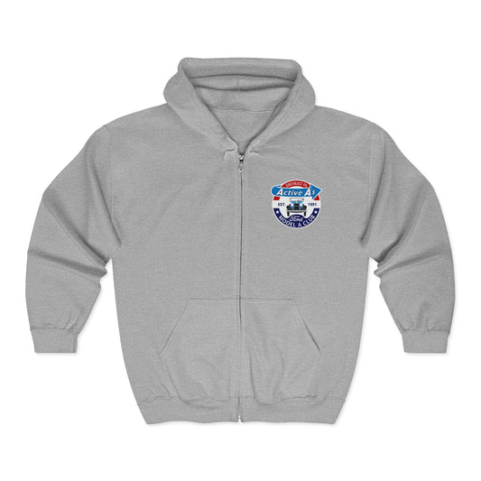 Active A's Ford Model A Club Zip Hoodie (Printed front and back logo)
