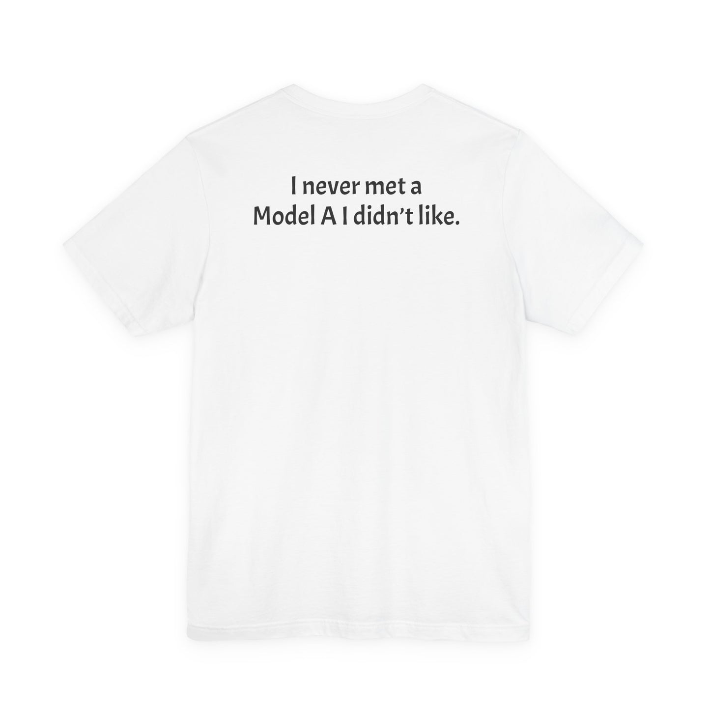Will Rogers Model A Club - "I Never Met a Model A I Didn't Like" on back