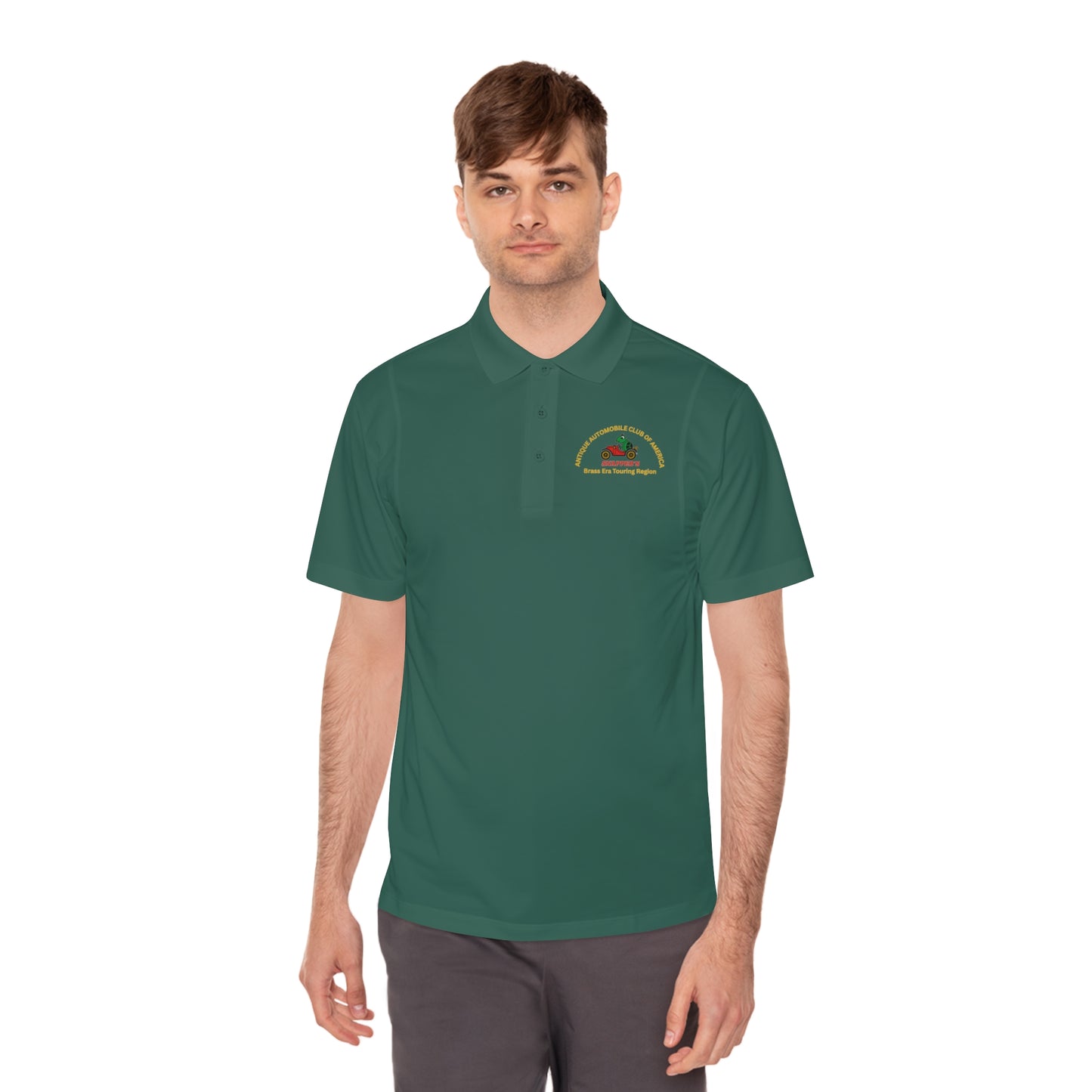 Snapper's Brass and Gas Touring Region Men's Polo Shirt with Small Embroidered Logo - Classic Golf & Casual Workwear