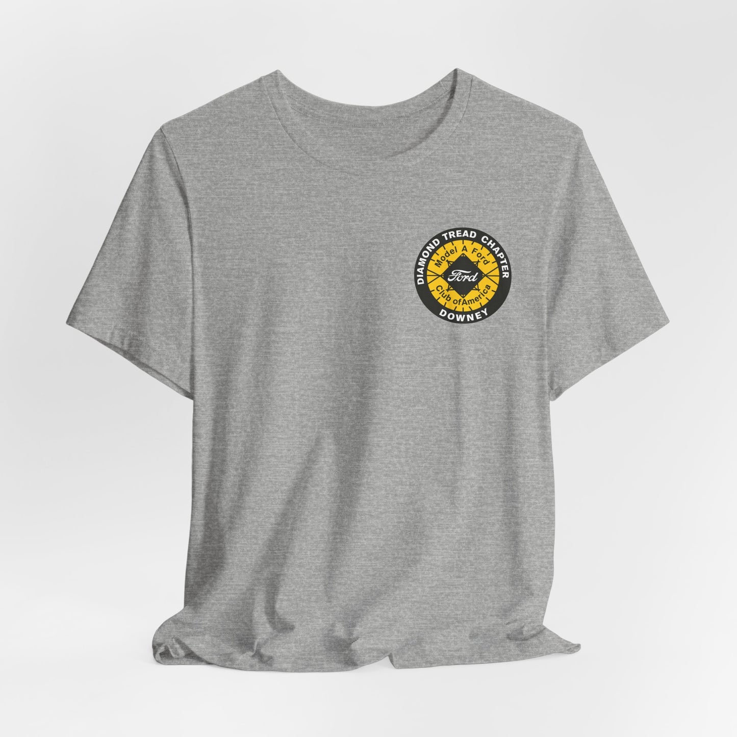 Diamond Tread Chapter Downey T-Shirt — Front and Back Logos