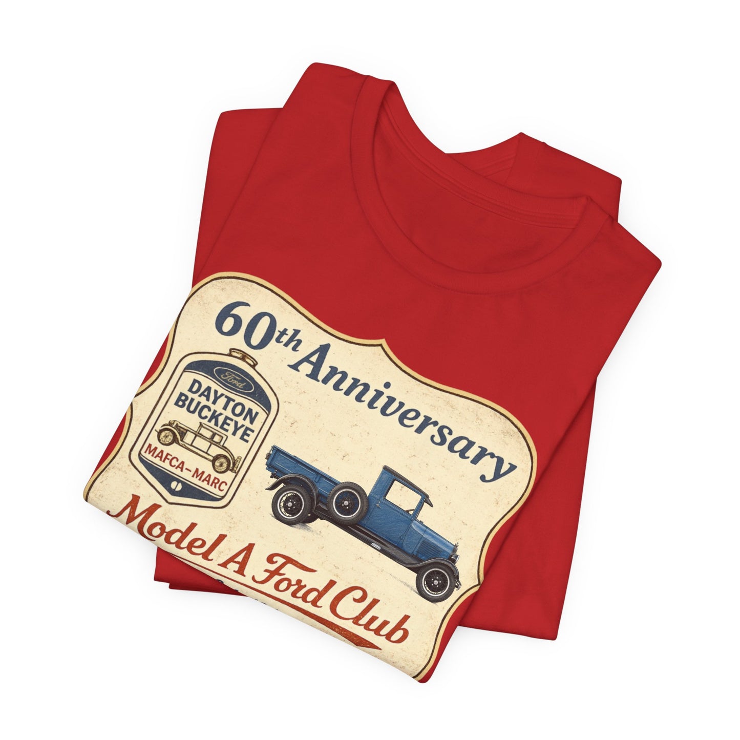 Dayton Buckeye Model A Ford Club 60th Anniversary Tee (RBS)